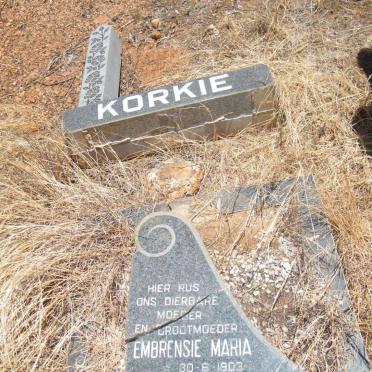 KORKIE Embrensie Maria 1903-1980