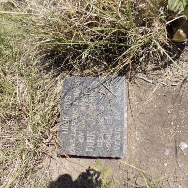 North West, BRITS district, Kareepoortberg, Farm 410 JQ, Losperfontein, farm cemetery