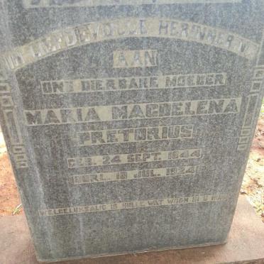 PRETORIUS Maria Magdelena 1844-1924