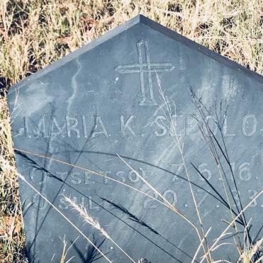 SEFOLO Maria K. 1916-1933