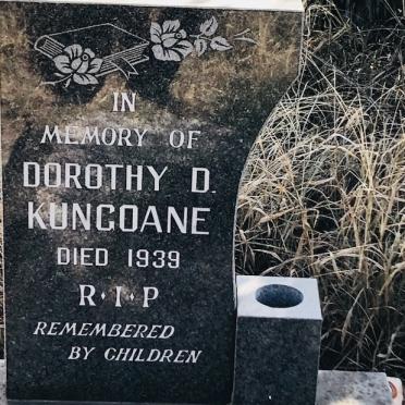 KUNGOANE Dorothy D. -1939