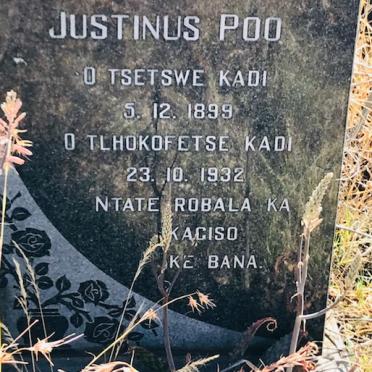 POO Justinus 1899-1932