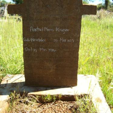 KRUGER Rachel Maria nee HENDRIKS 1897-1934