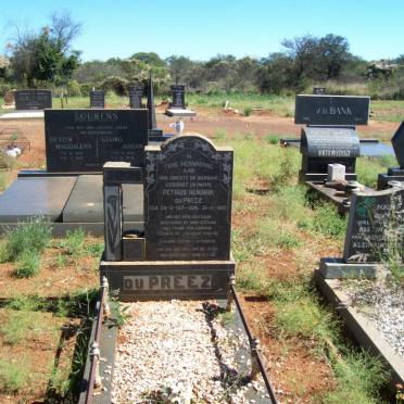 PREEZ Petrus Hendrik, du 1917-1952