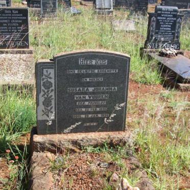 VUUREN Susara Johanna, van nee PRINSLOO 1896-1935