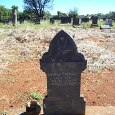 LOURENS Jacobus Martinus 1875-1928