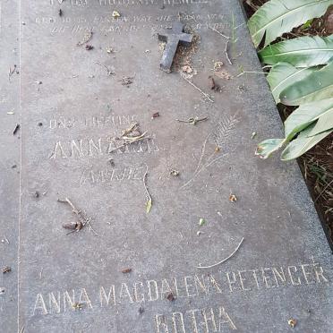 BOTHA Anna Magdalena Perenger 1947-1969