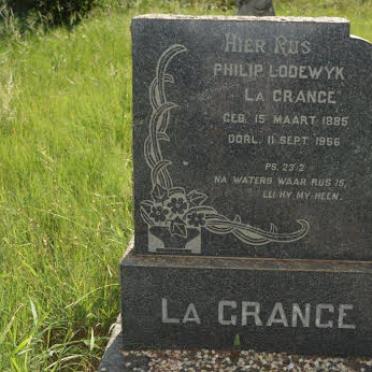 GRANGE Philip Lodewyk, la 1885-1956