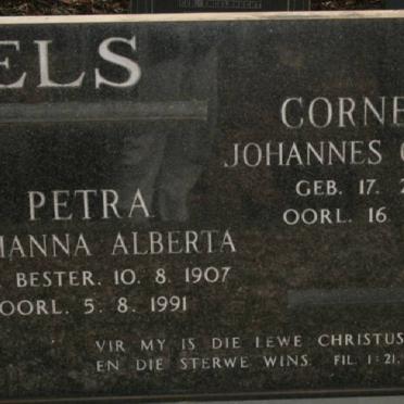 ELS Cornelius Johannes Christian 1909-1975 &amp; Petra Johanna Alberta BESTER 1907-1991