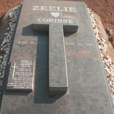 ZEELIE Cornelius Jacobus Johannes 1952-2009 :: ZEELIE Corinne 1981-2003