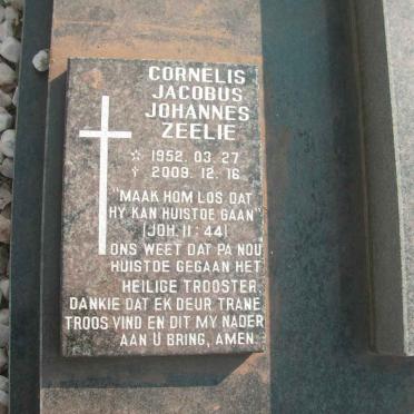 ZEELIE Cornelius Jacobus Johannes 1952-2009 :: ZEELIE Corinne 1981-2003