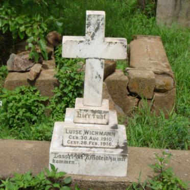 WICHMANN Luise 1910-1916