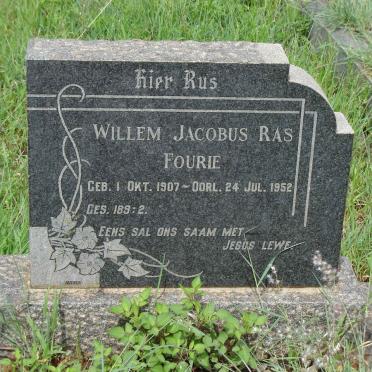 FOURIE Willem Jacobus Ras 1907-1952