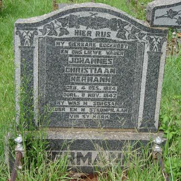 HERMANN Johannes Christiaan 1884-1942