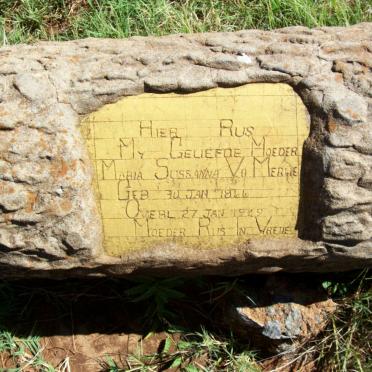 MERWE Maria Susanna , van der 1866-1949