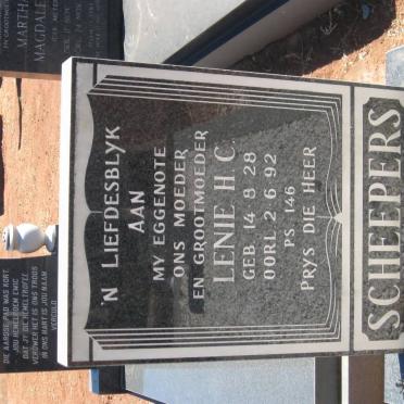 SCHEEPERS Lenie H.C. 1928-1992