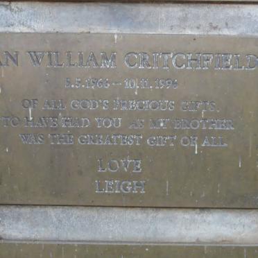 CRITCHFIELD Ian William 1966-1996