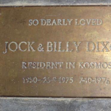 DIXON Jock 1950-1975 :: DIXON Billy -1976