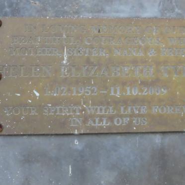 TYLER Helen Elizabeth 1952-2009