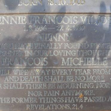 VILJOEN Hennie Francois 1936-1989