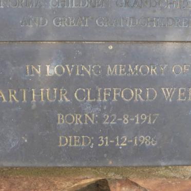 WELCH Arthur Clifford 1917-1986