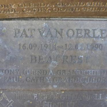 OERLE Pat, van 1914-1990
