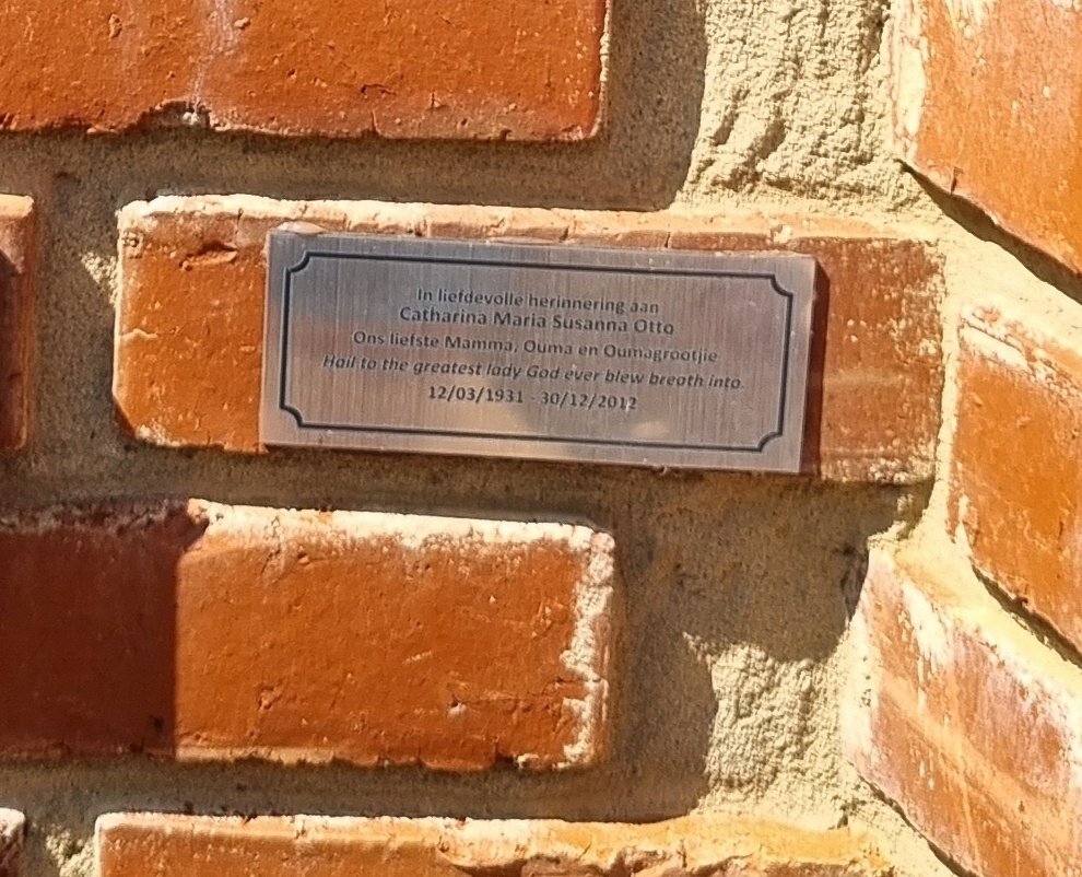 OTTO Catharina Maria Susanna 1931-2012