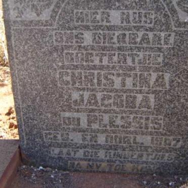 PLESSIS Christina Jacoba, du 1907-1907
