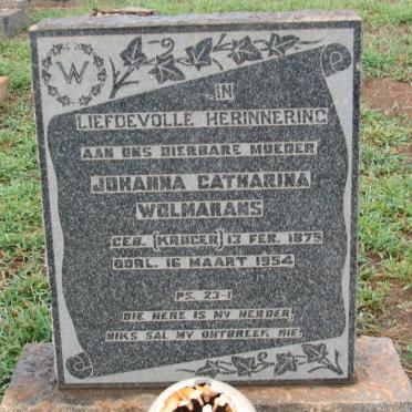 WOLMARANS Johanna Catharina nee KRUGER 1875-1954