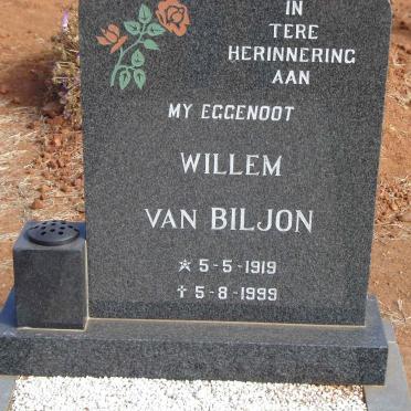 BILJON Willem, van 1919-1999