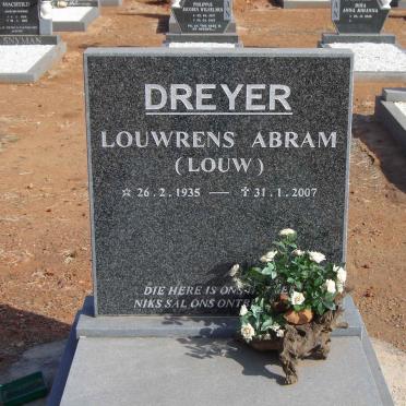 DREYER Louwrens Abram 1935-2007