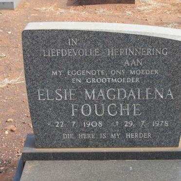 FOUCHE Elsie Magdalena 1908-1978