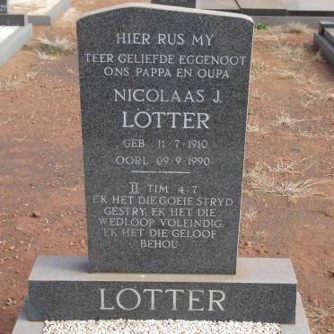 LOTTER Nicolaas J. 1910-1990