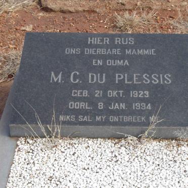 PLESSIS M.C., du 1923-1994