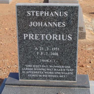 PRETORIUS Stephanus Johannes 1951-2006