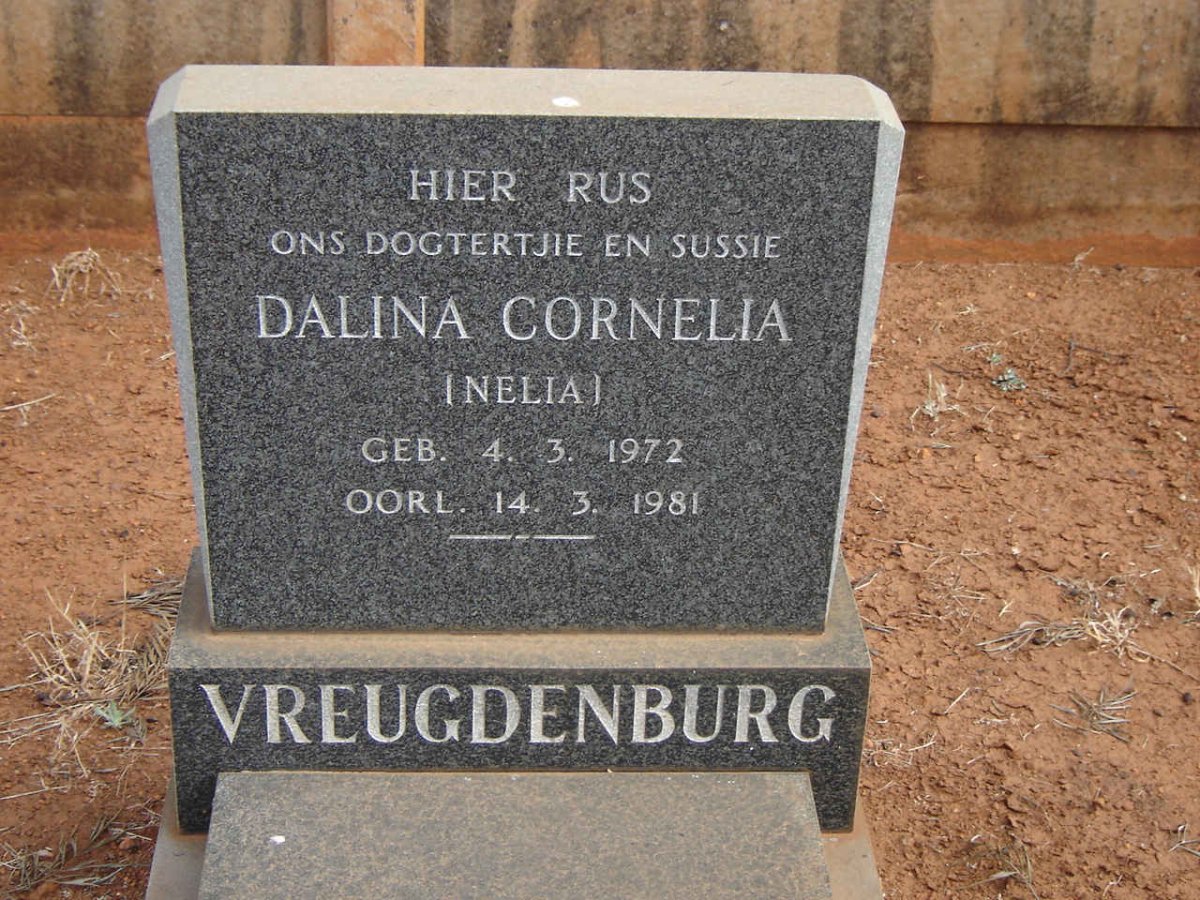 VREUGDENBURG Dalina Cornelia 1972-1981