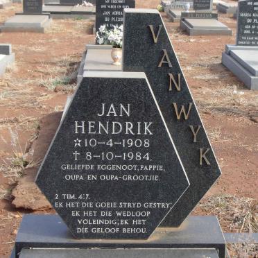 WYK Jan Hendrik, van 1908-1984