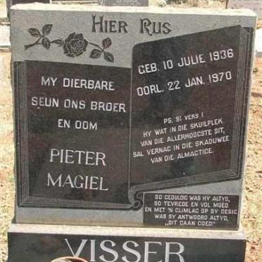 VISSER Pieter Magiel 1936-1970