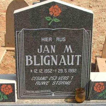 BLIGNAUT Jan M. 1952-1992