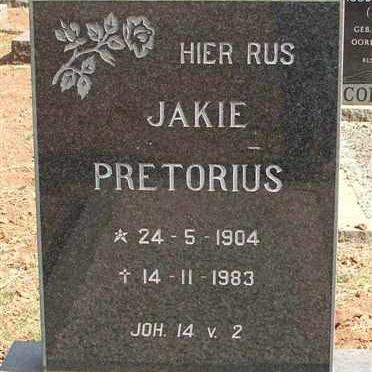 PRETORIUS Jakie 1904-1983