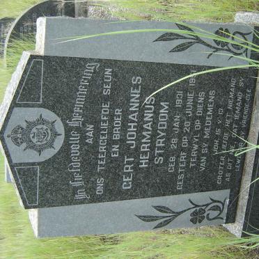 STRYDOM Gert Johannes Hermanus 1931-1951