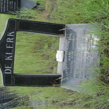 KLERK Paulus Philipus, de 1921-19??