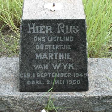WYK Marthie, van 1949-1950