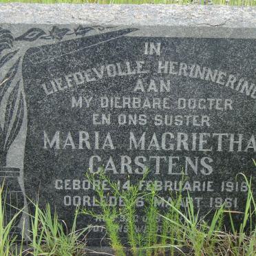 CARSTENS Maria Magrietha 1918-1961