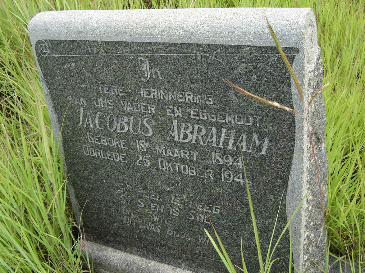 ? Jacobus Abraham 1894-1949