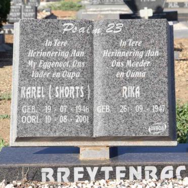BREYTENBACH Karel 1946-2001 &amp; Rika 1947-