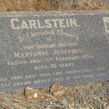 CARLSTEIN Maryanne Josephine -1953