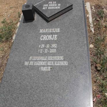 CRONJE Marietjie 1952-2005