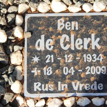 CLERK Ben, de 1934-2009