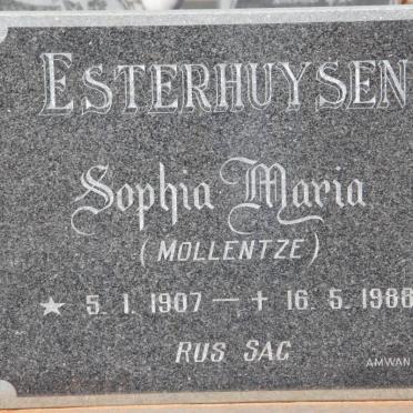 ESTERHUYSEN Sophia Maria nee MOLLENTZE 1907-1988